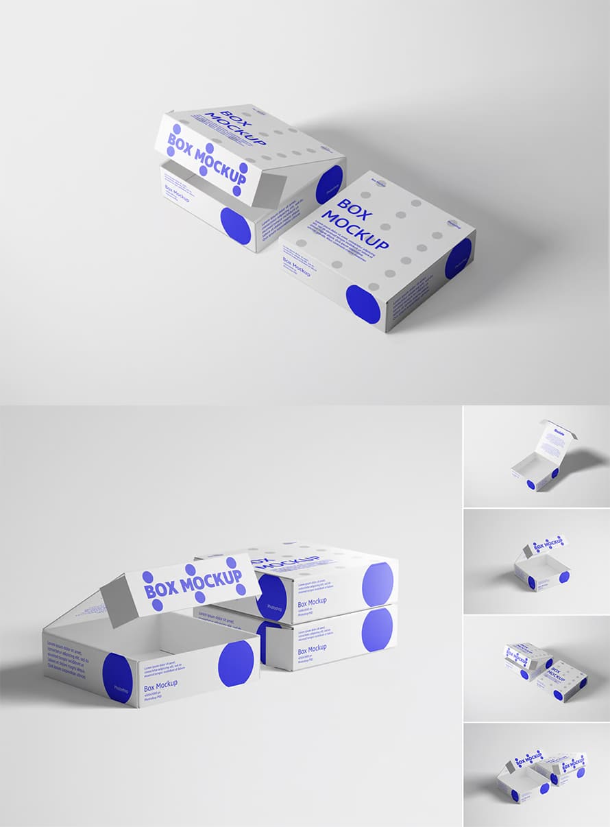Packaging Box Mockup