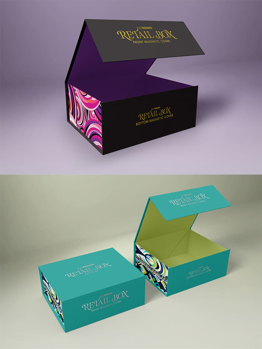 Magnetic Box Packaging MockUp