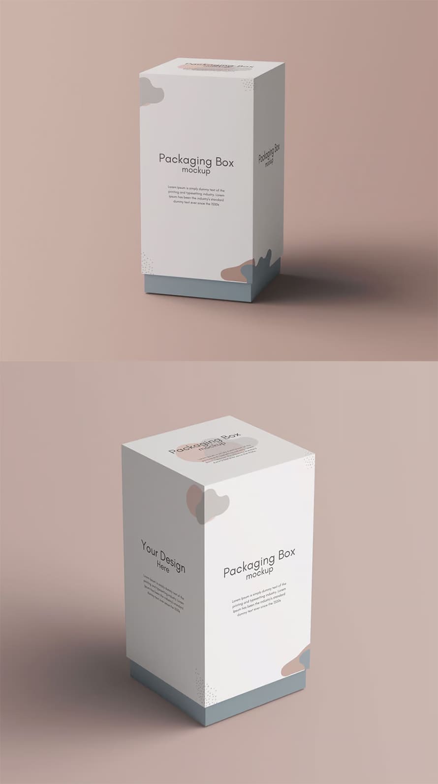 Packaging Box Mockup