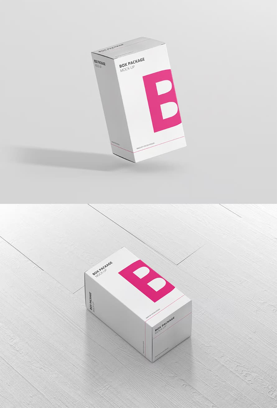 Package Box Mock-Up - Rectangle
