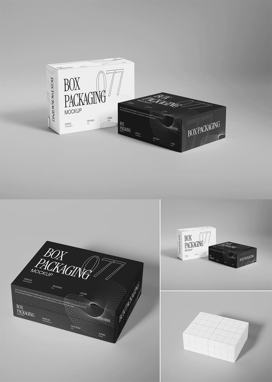 Packaging Box Mockup