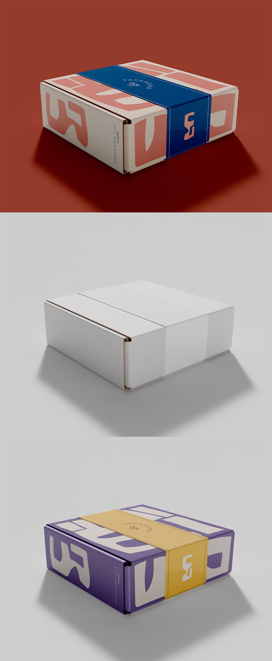 Packaging Box Mockup