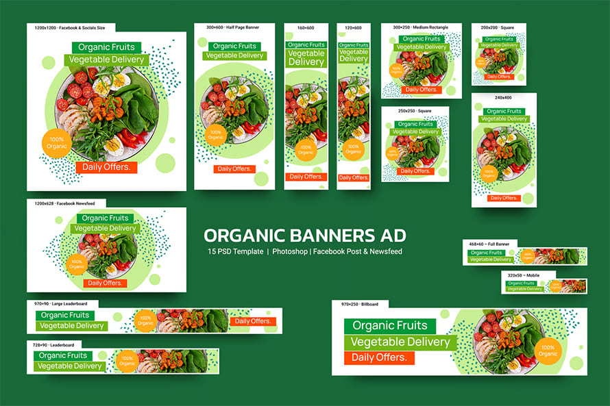 Perfect Organic Banners Ad