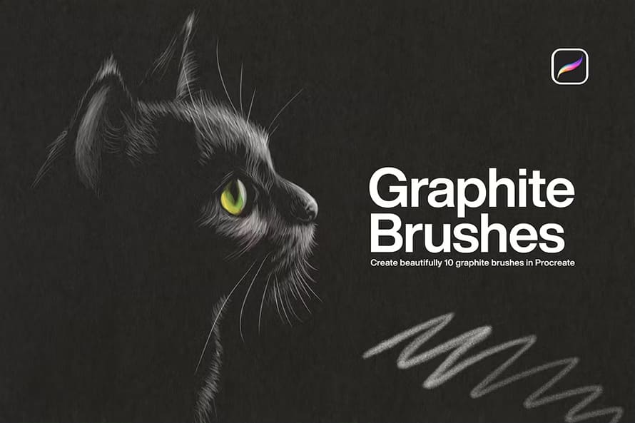 Graphite Brushes For Procreate