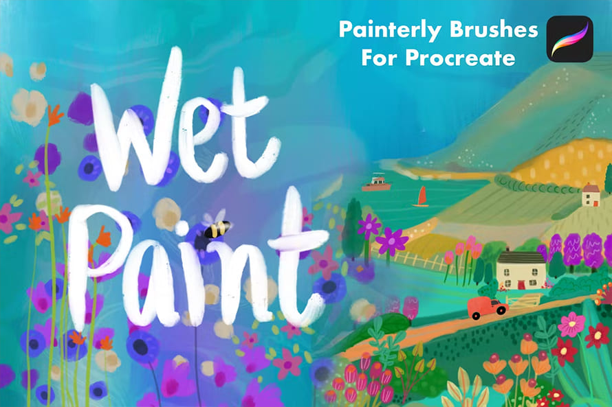 Wet Paint Procreate Brushes