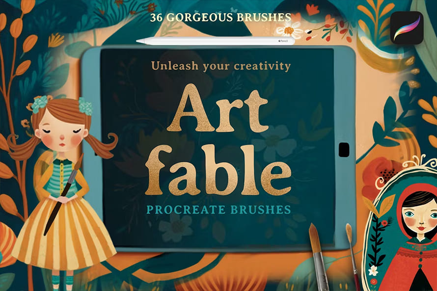 Artfable Procreate Brush Collection (36 Brushes)