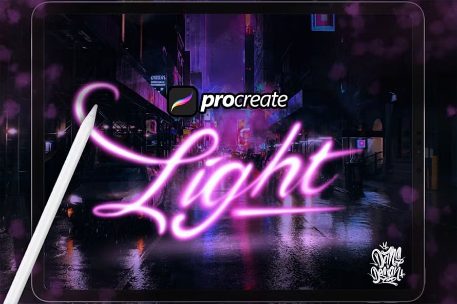 Light Brush Procreate Brushes (10 Brushes)