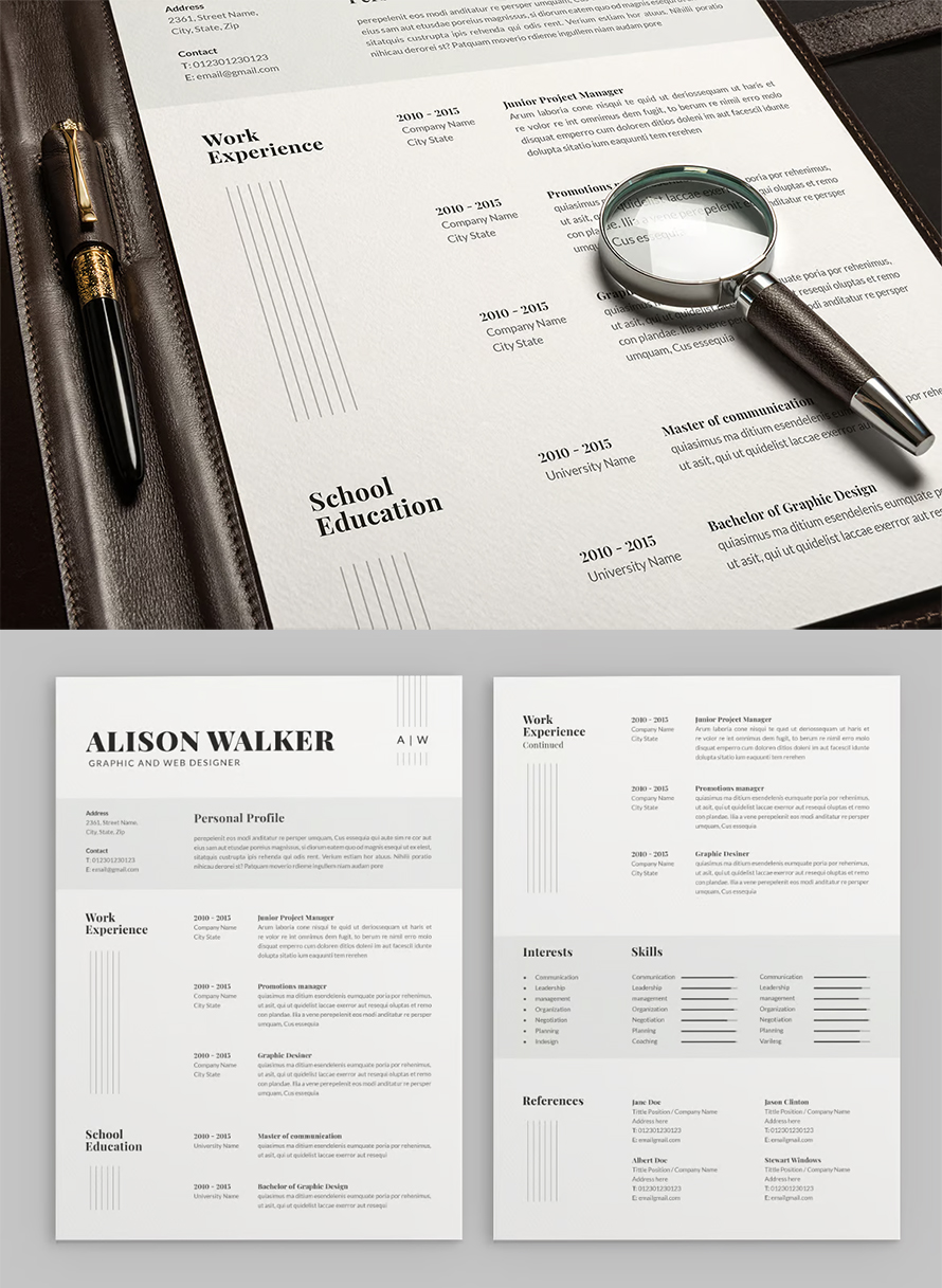 Resume Template Professional