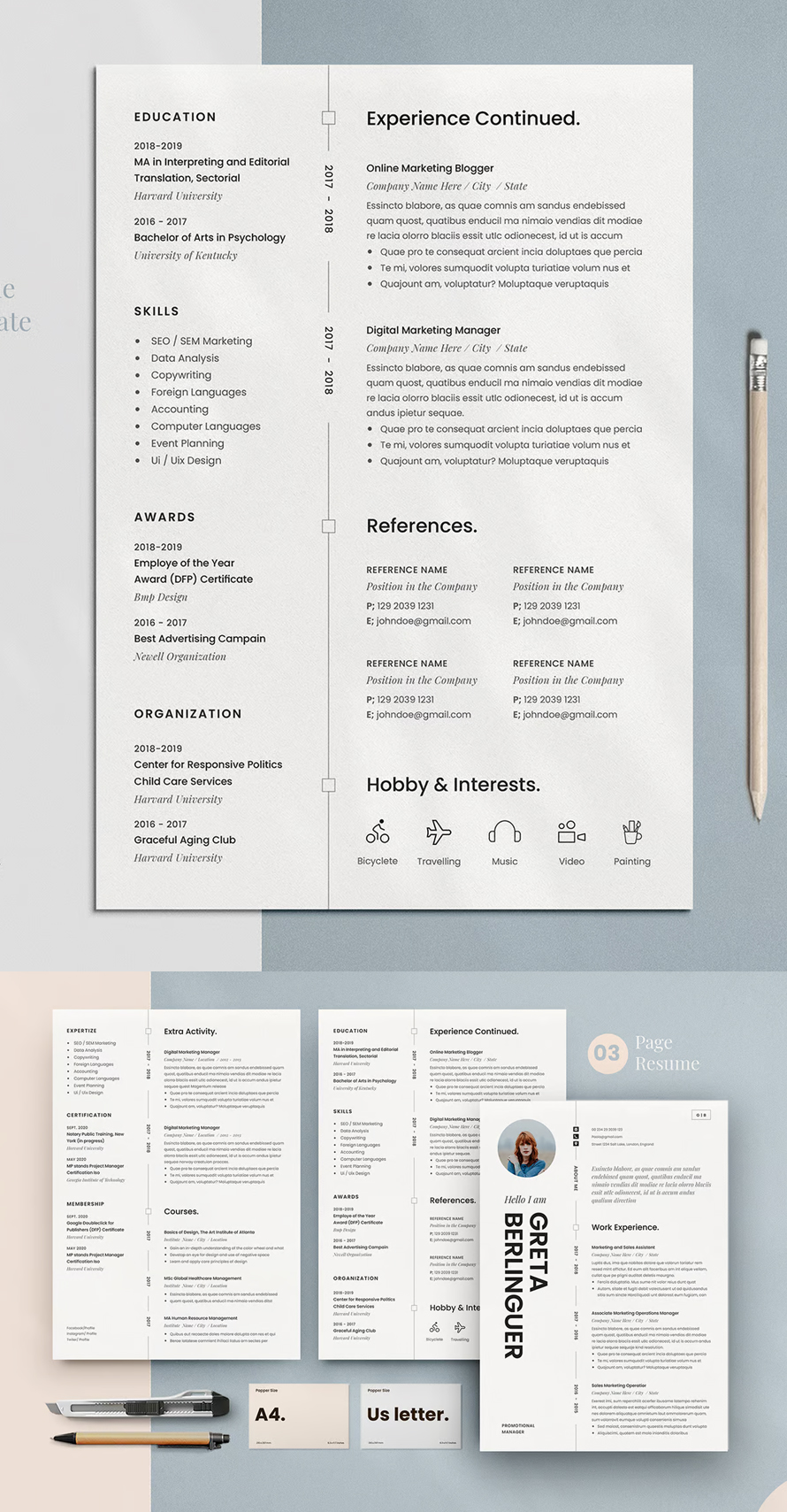 Creative Resume and Cover Letter