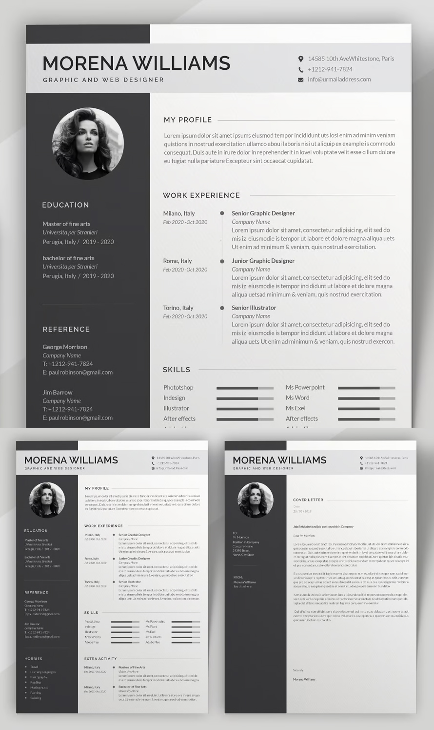 Corporate Resume Template Cv