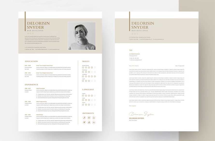 Creative and Professional Resume Template