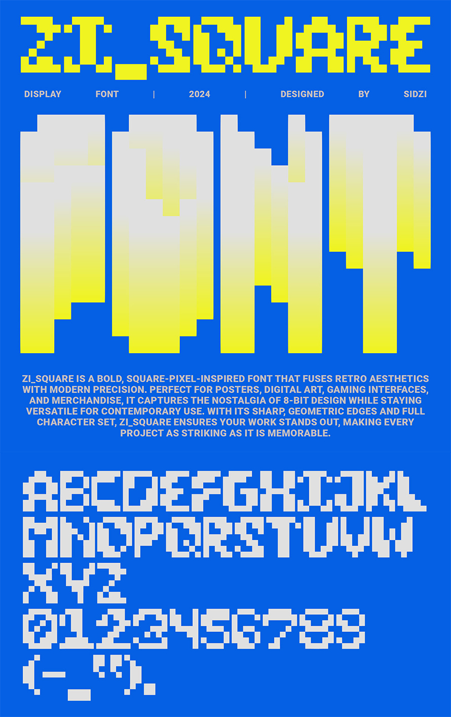 Square Free Font