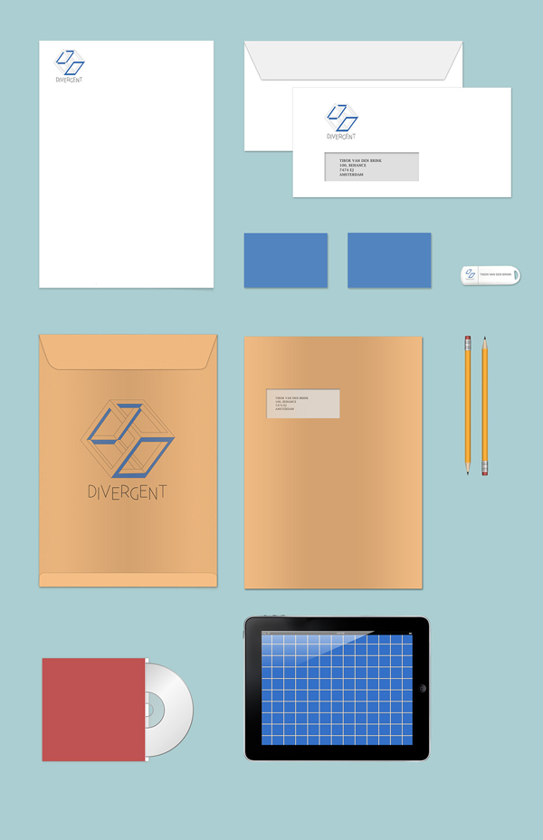 Free Stationary Branding MockUp