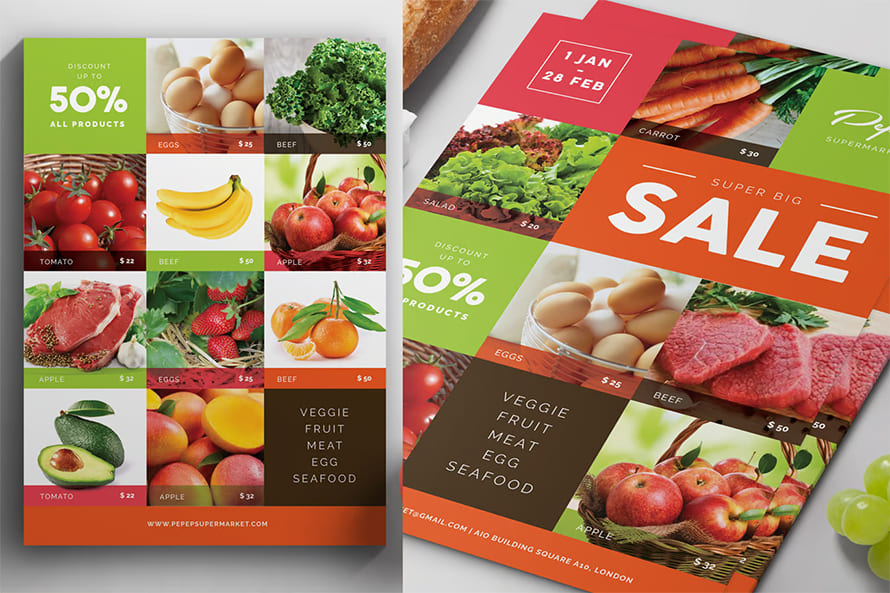 Supermarket Product Flyer