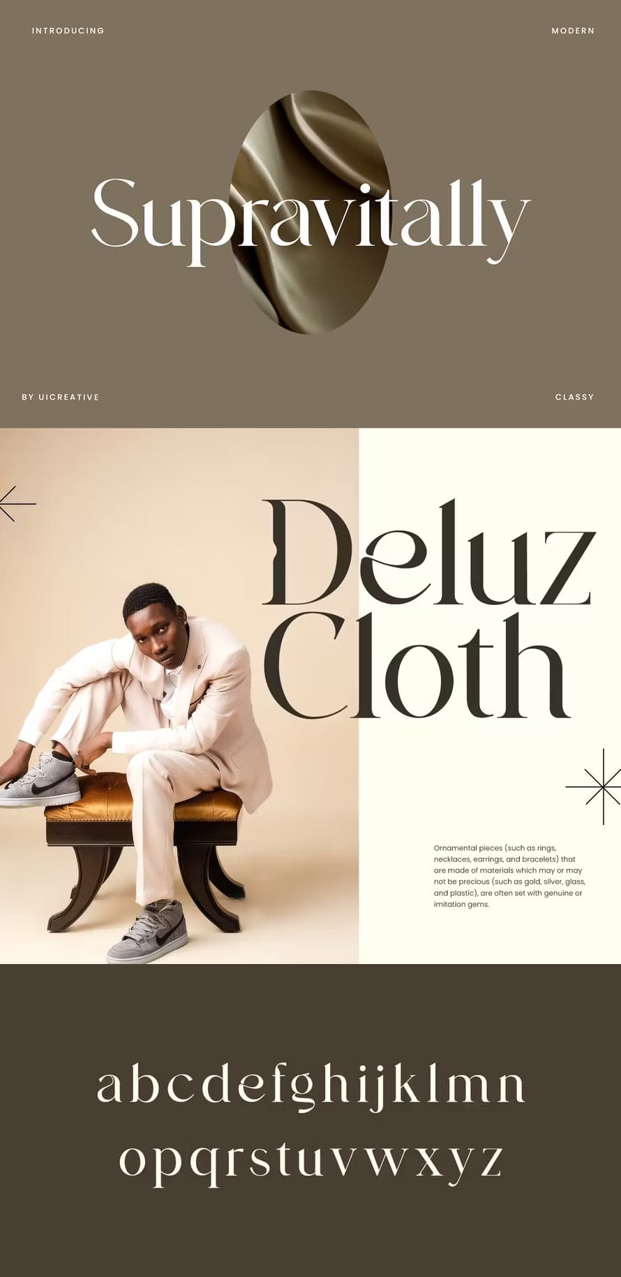 Supravitally Luxury Serif Font