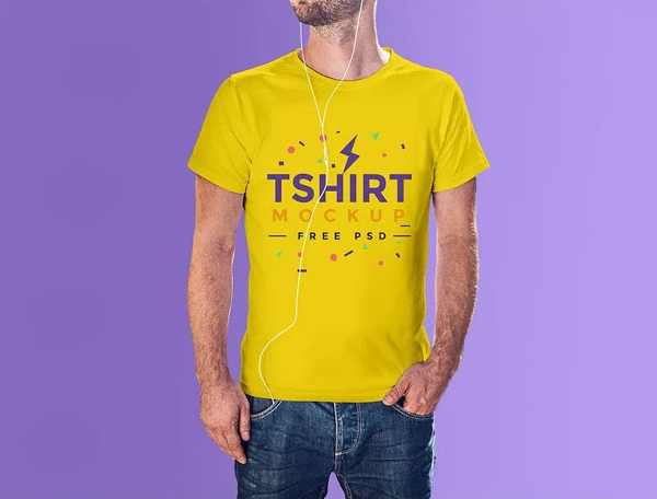 45 Free T-Shirt Mockup Templates PSD