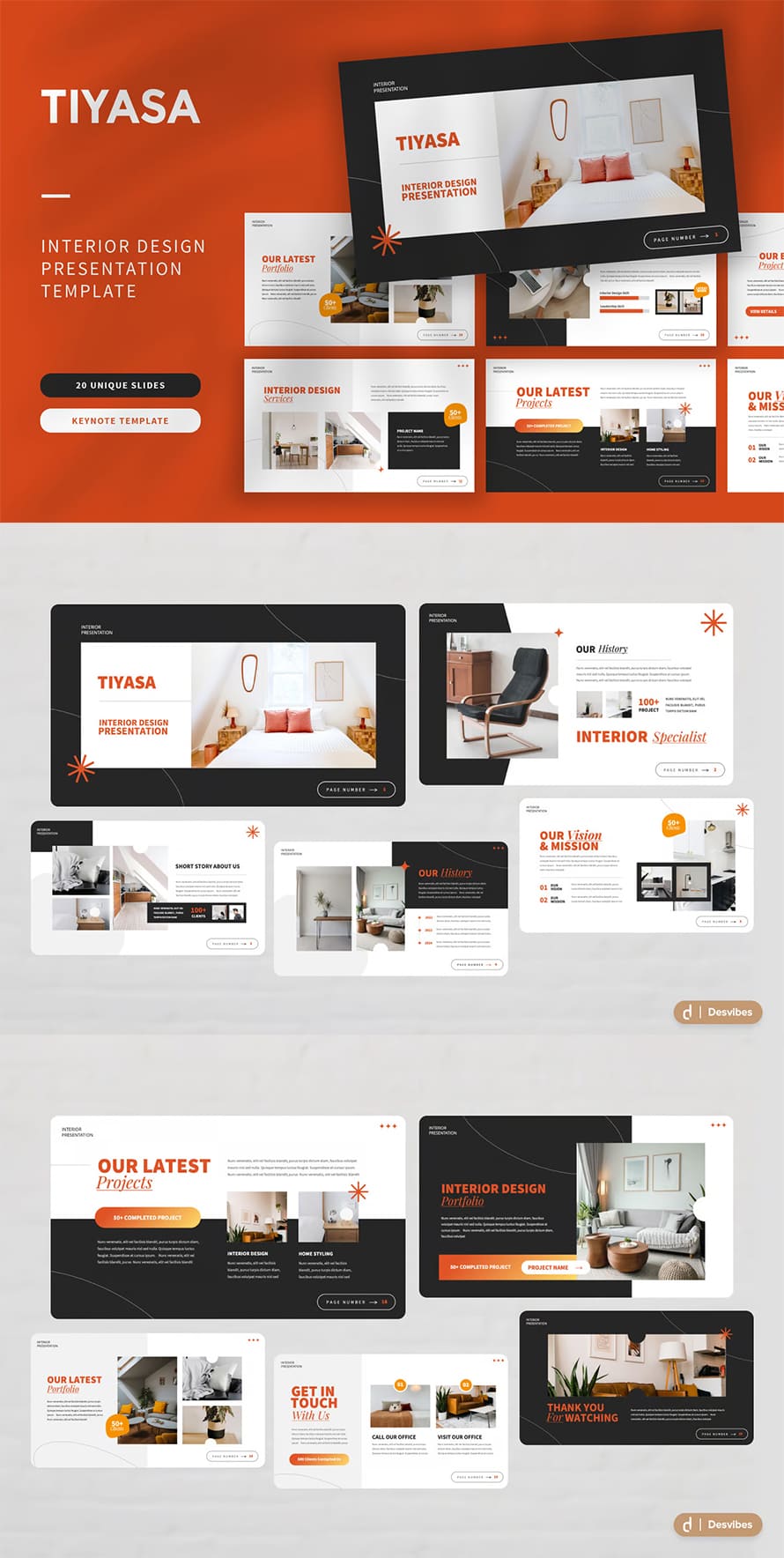 Tiyasa Interior Design Keynote Template