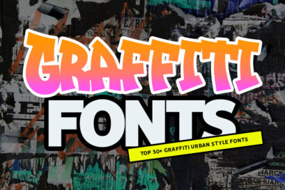 50+ Top Graffiti Fonts for Urban-Inspired Graphic Design