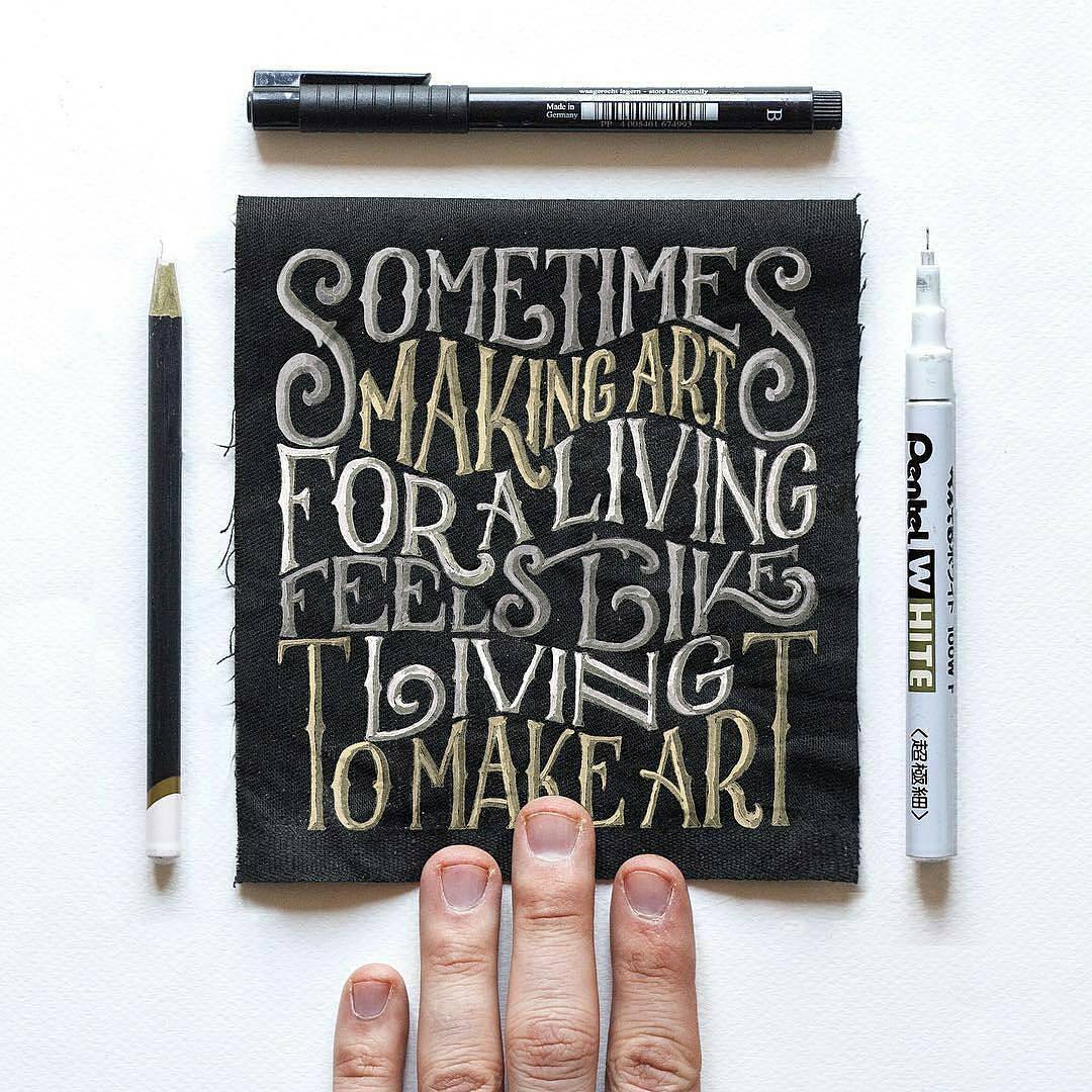 Sometimes Making Art For A Living