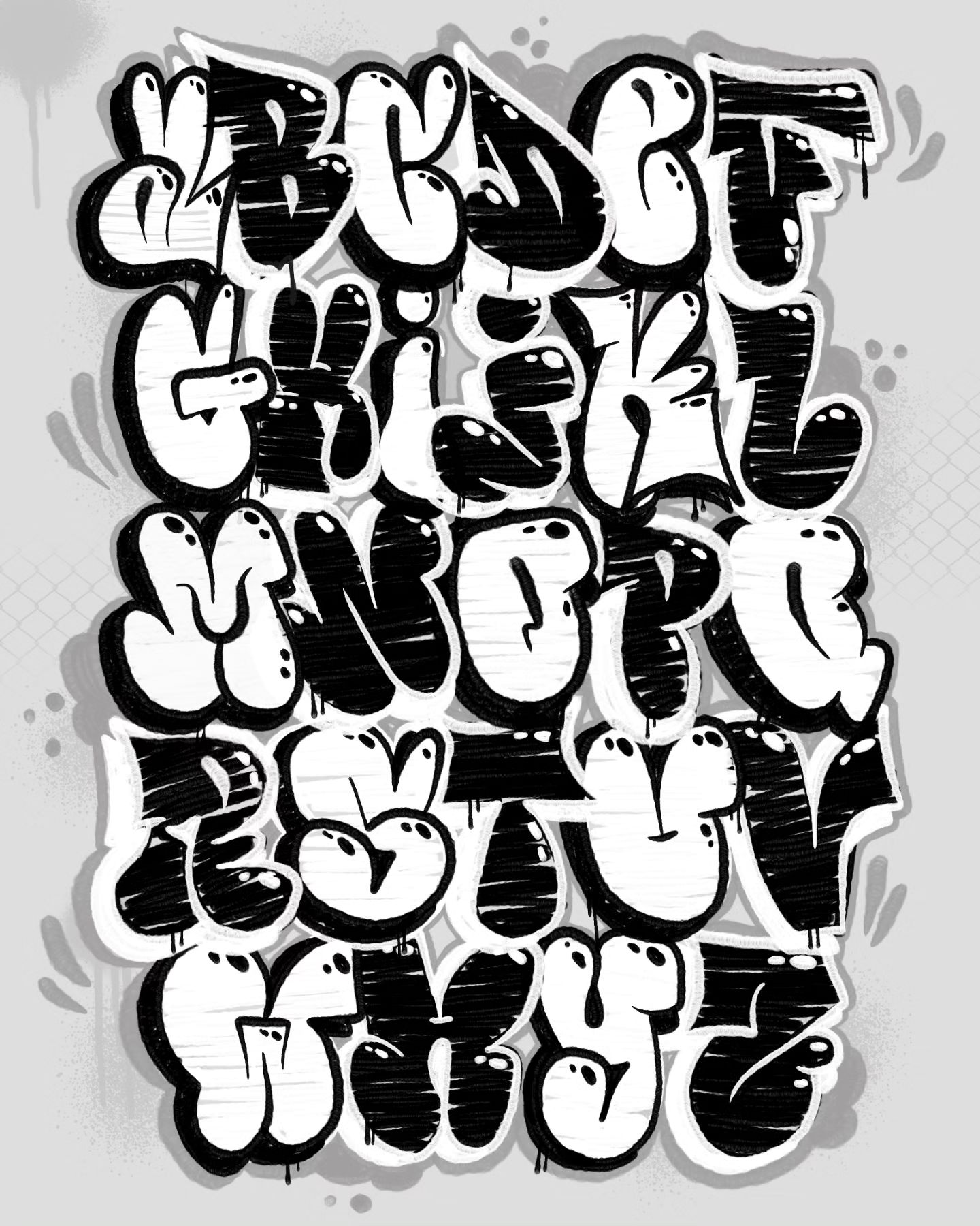 Throw Up Alphabet - A To Z