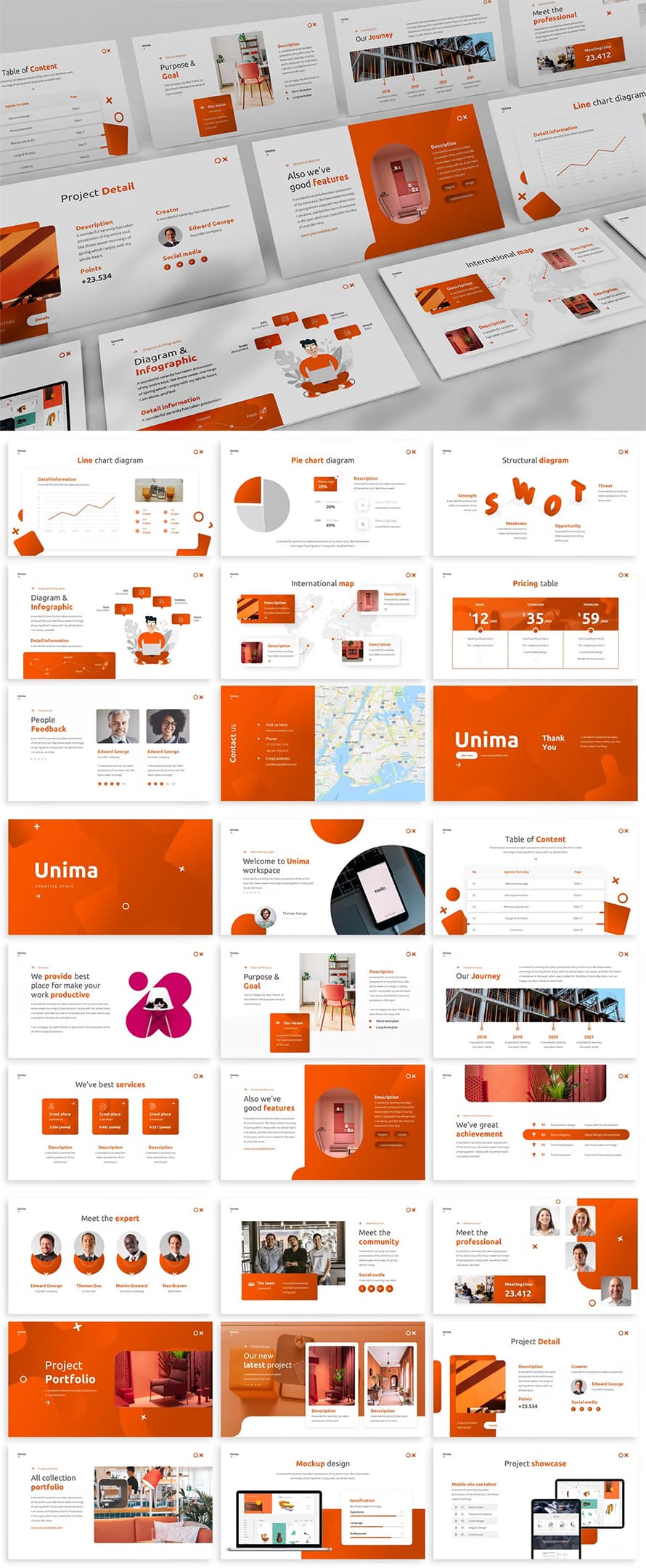 Unima Creative Powerpoint Template