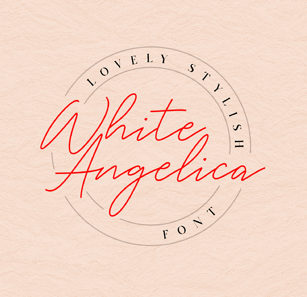 White Angelica Free Font