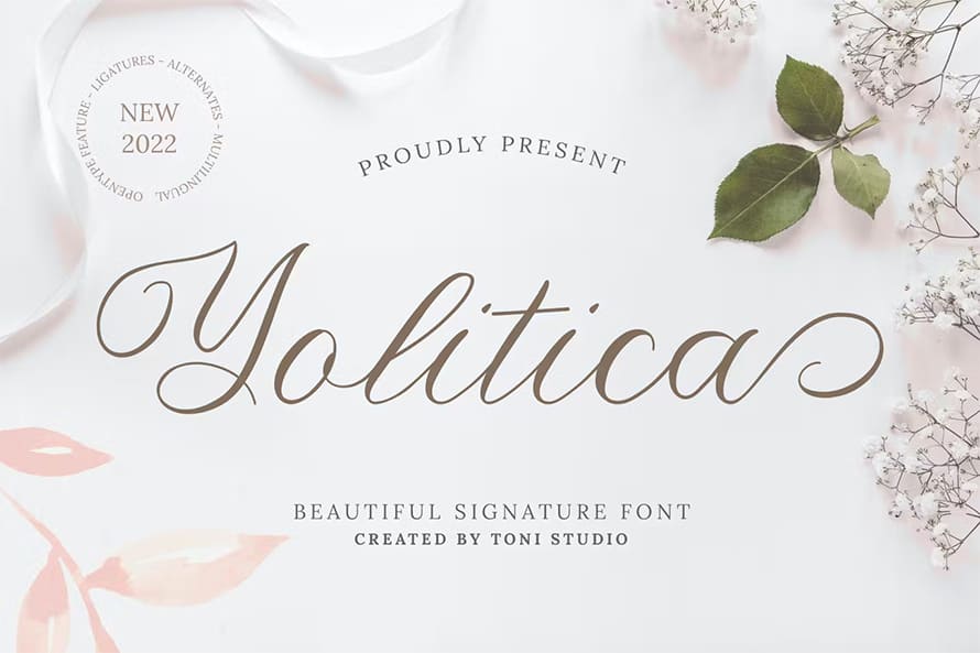 Yolitica Script Font