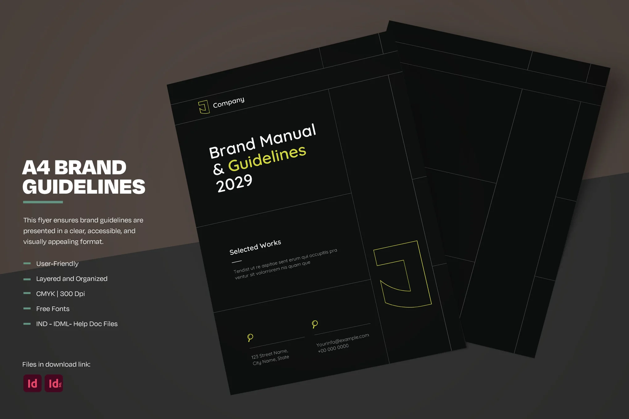 Black Modern Brand Guidelines