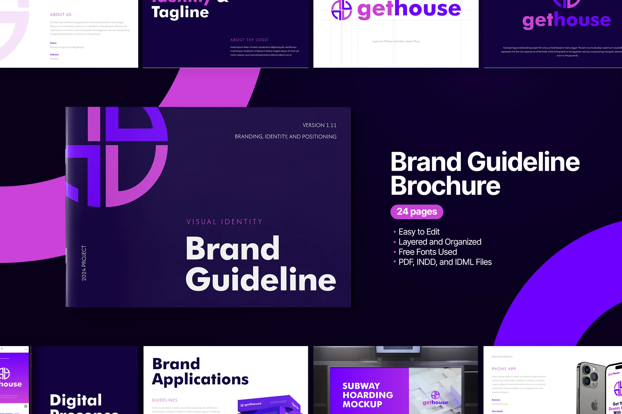 Creative Project Brand Guideline Template