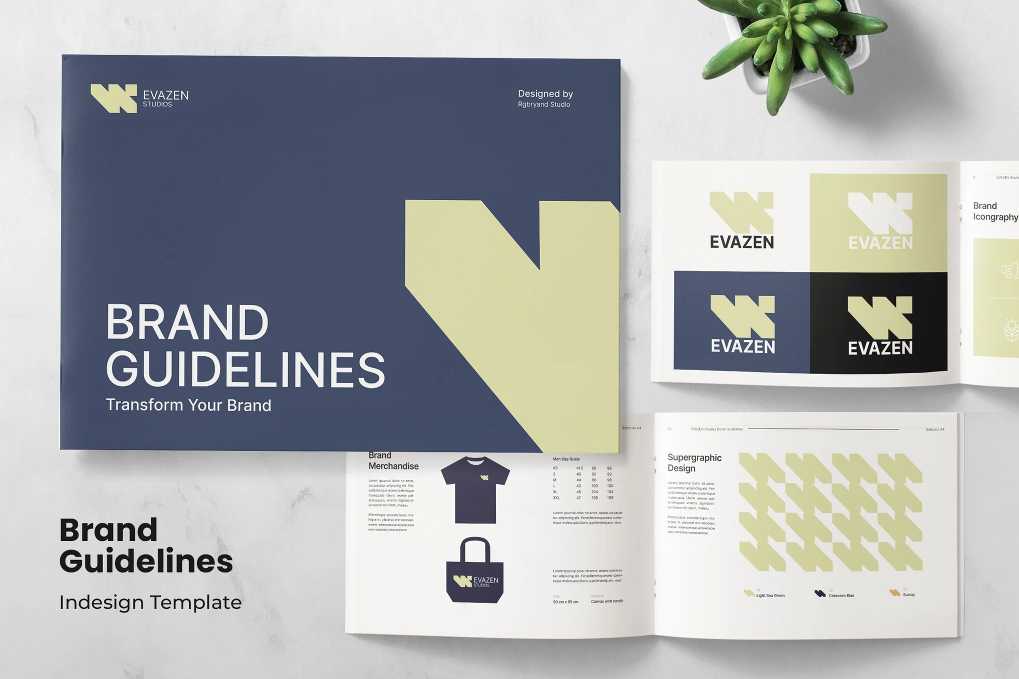 Evazen Landscape Brand Guidelines Template