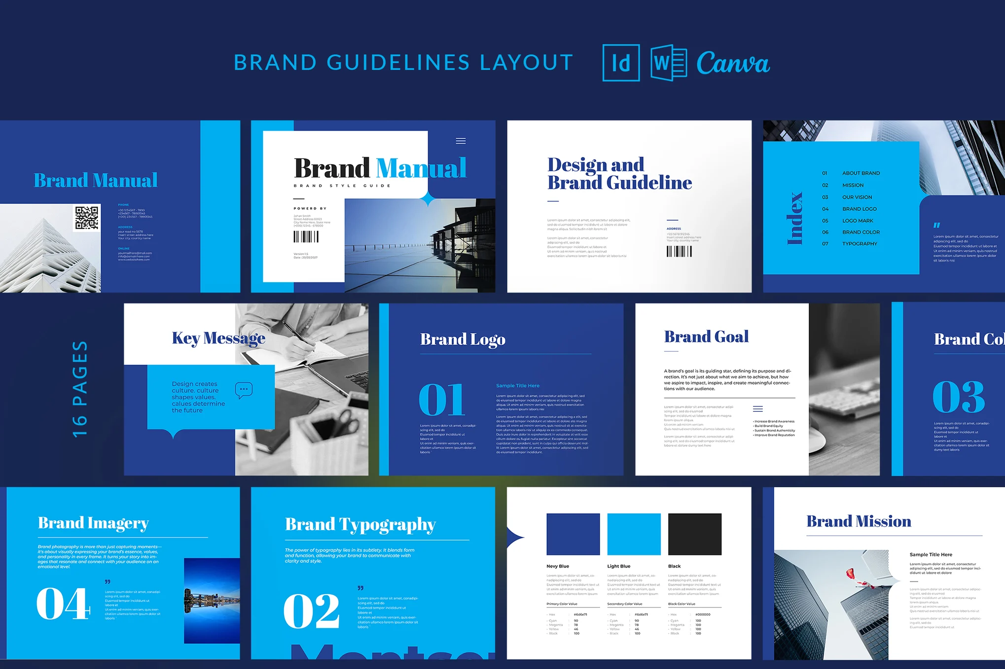 16 Pages Brand Guidelines