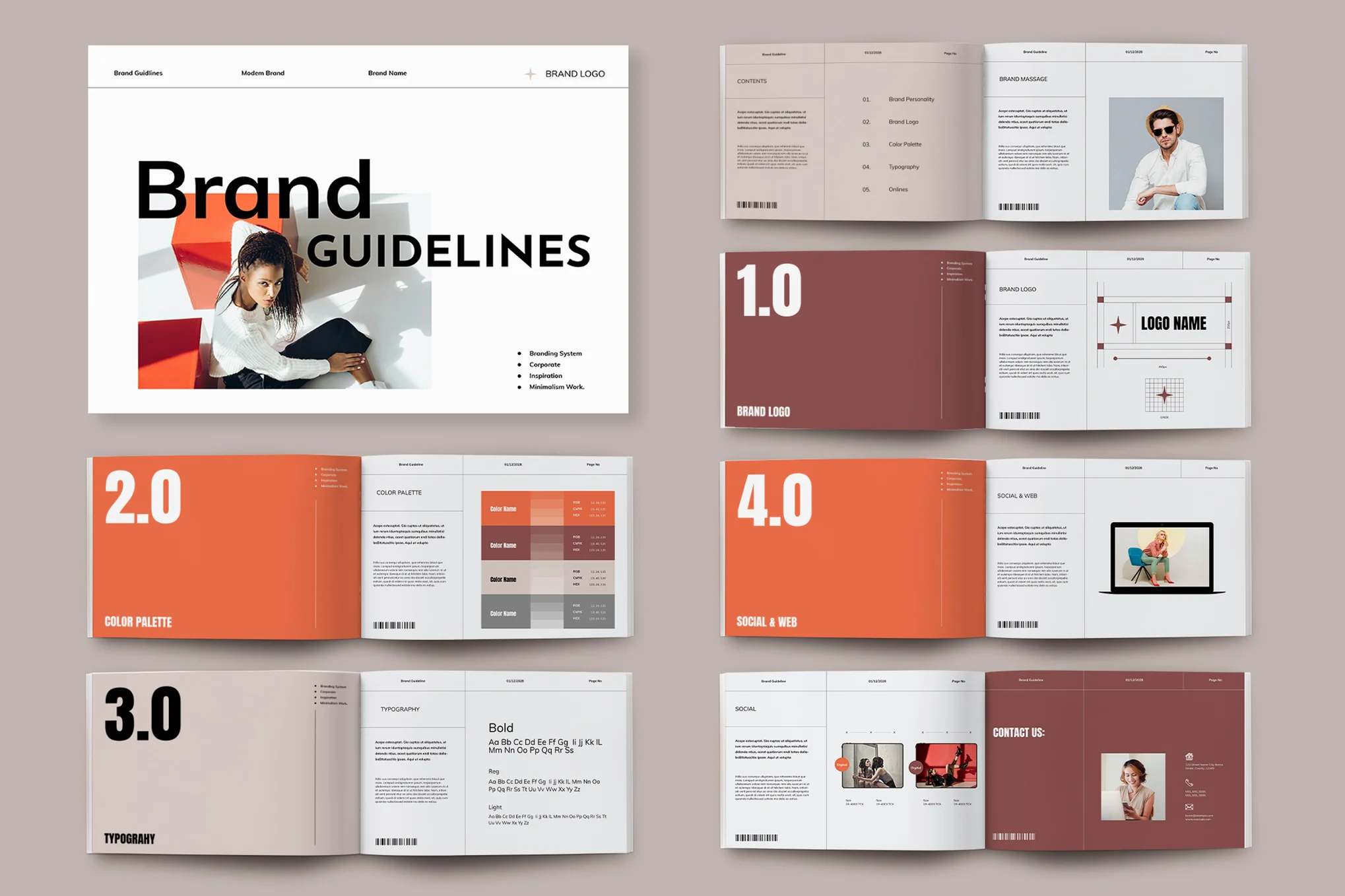 Premium Brand Guideline Template
