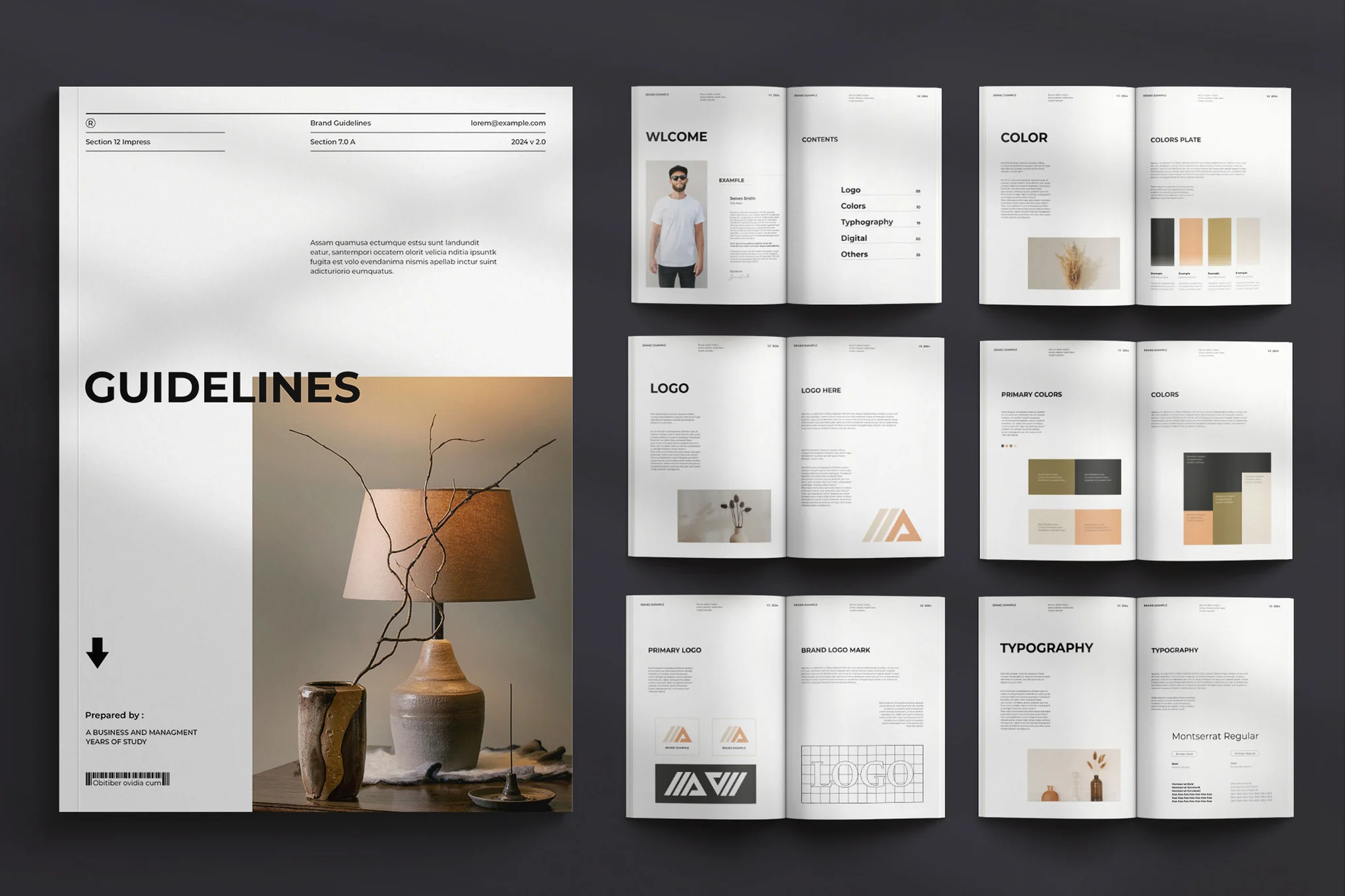 Simple Attractive Guidelines Template